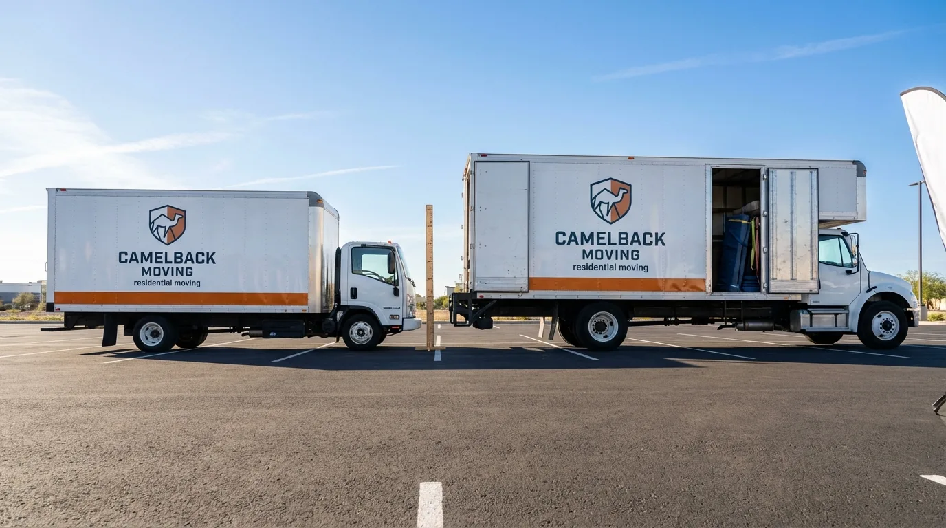Moving truck size capacity guide in Tracy